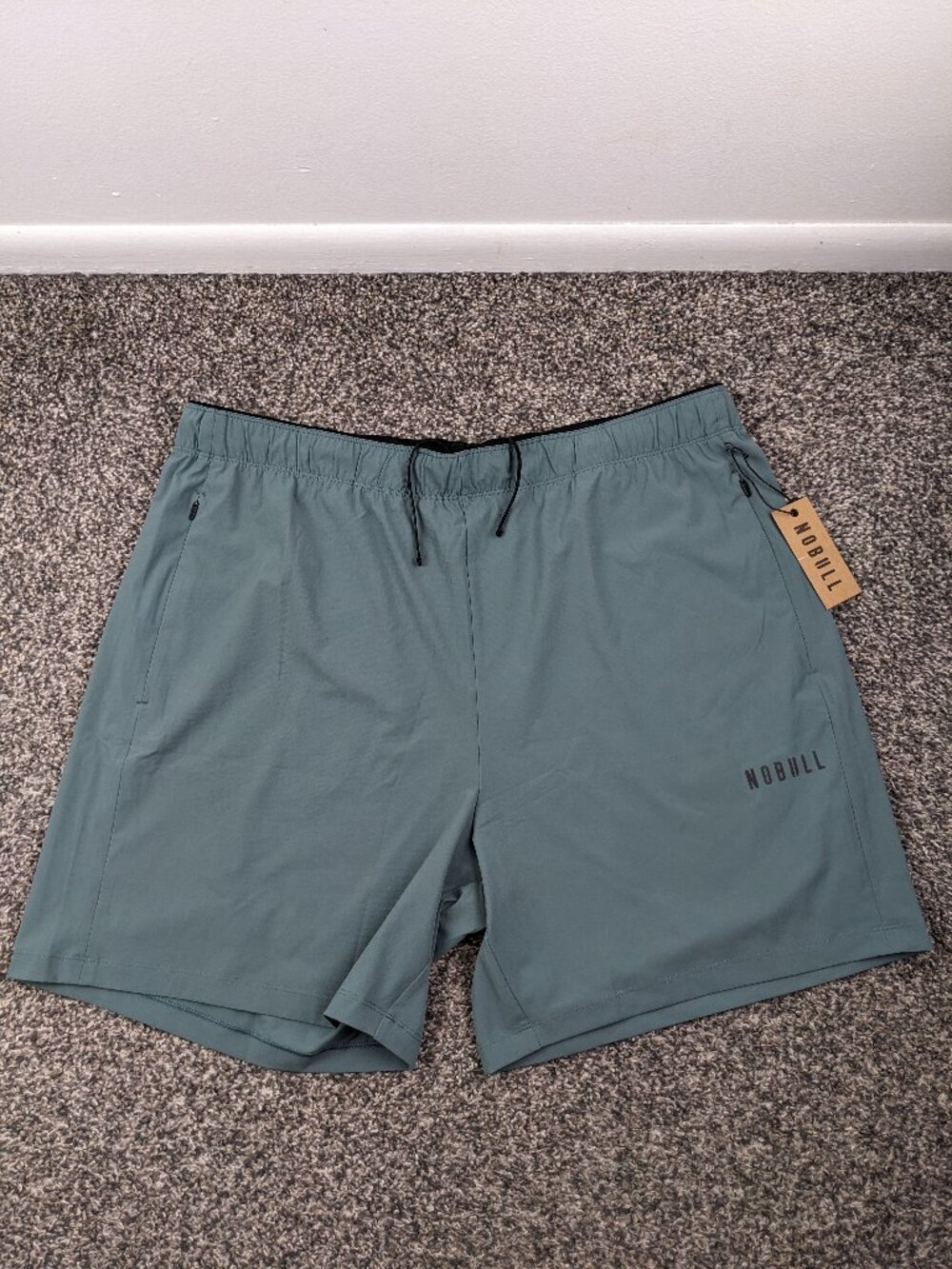 NWT NOBULL 6" Training Shorts in Balsam color Mens XL